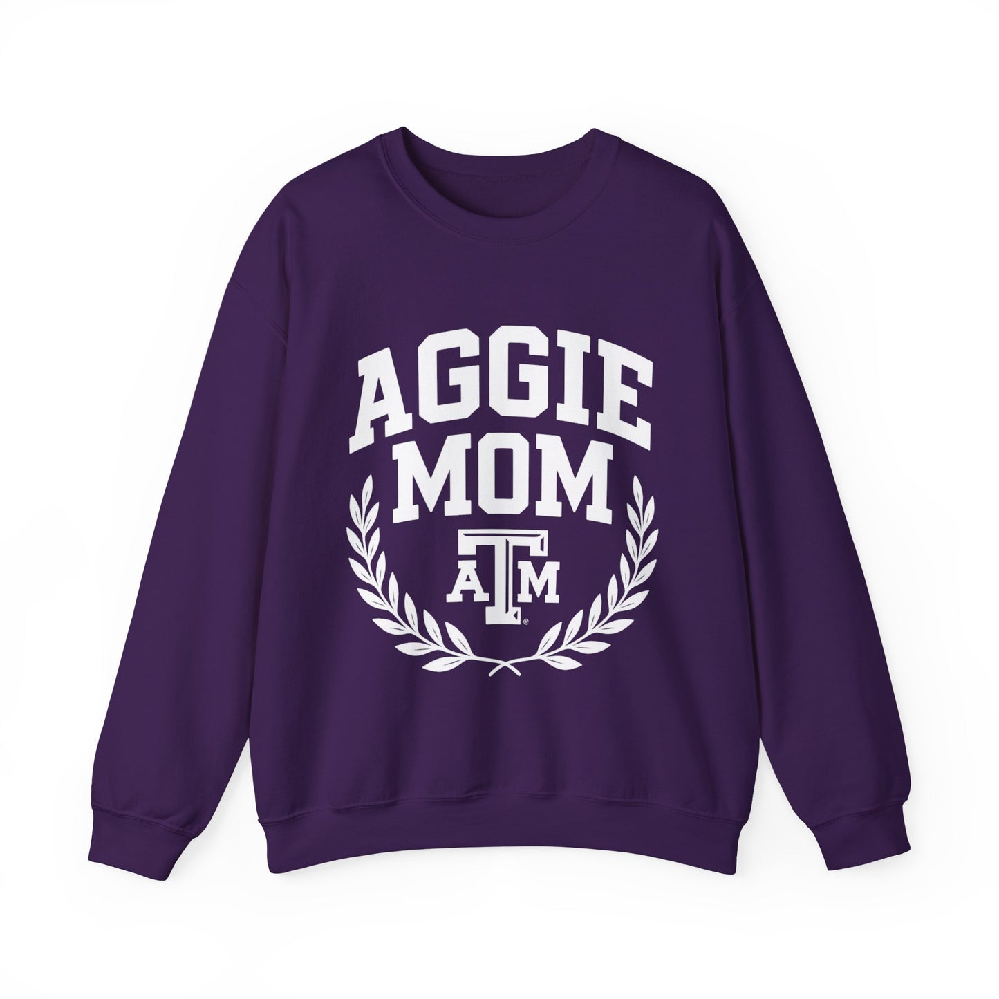 Aggie Mom Texas A&M Cozy Women's Crewneck Sweatshirt - Sweet Baby Jeez Teez