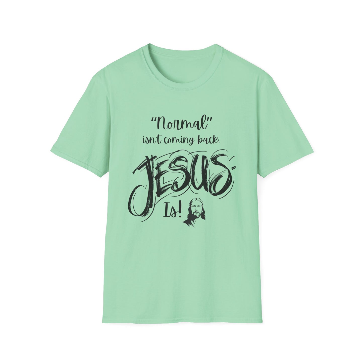 Normal isn't Coming Back Women's Relaxed/Plus Tshirt (Black Logo)) - Sweet Baby Jeez Teez