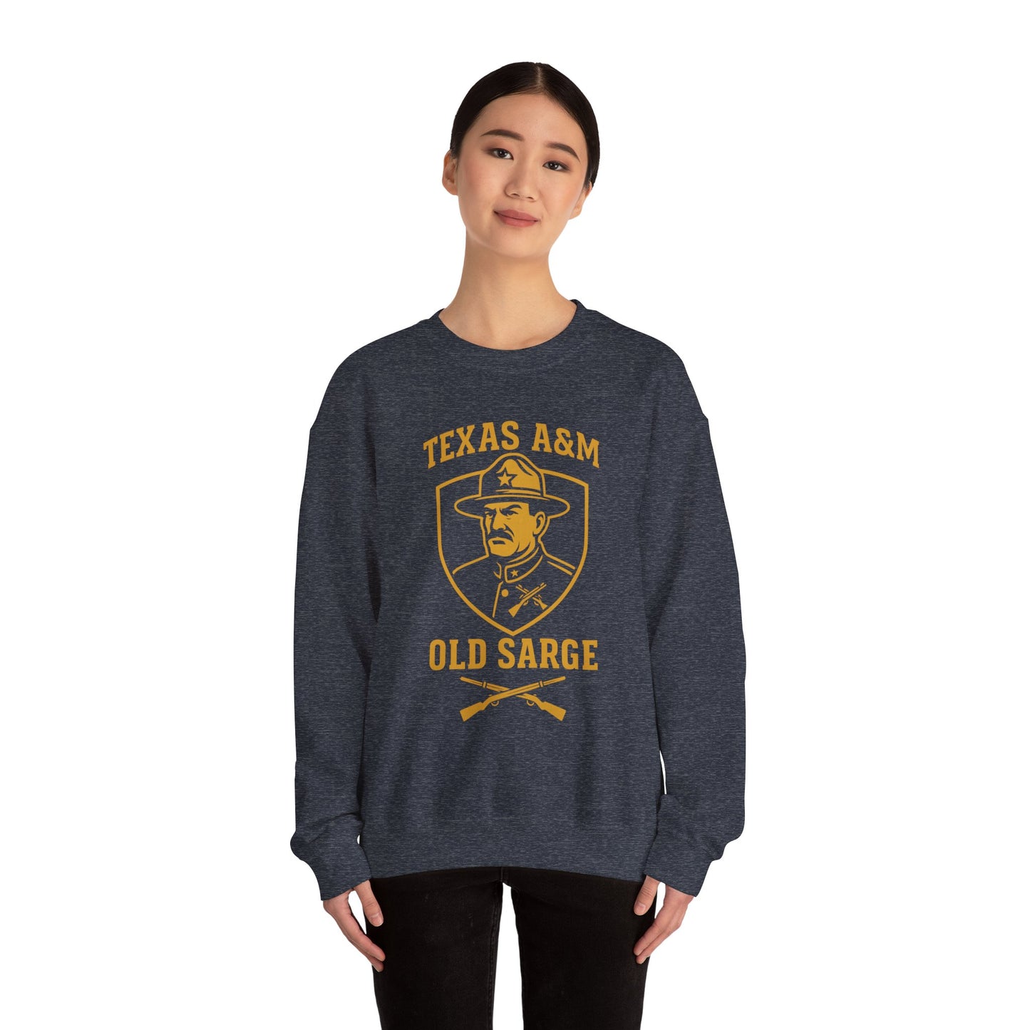Vintage Texas A&M Old Sarge Cozy Unisex Crewneck Sweatshirt
