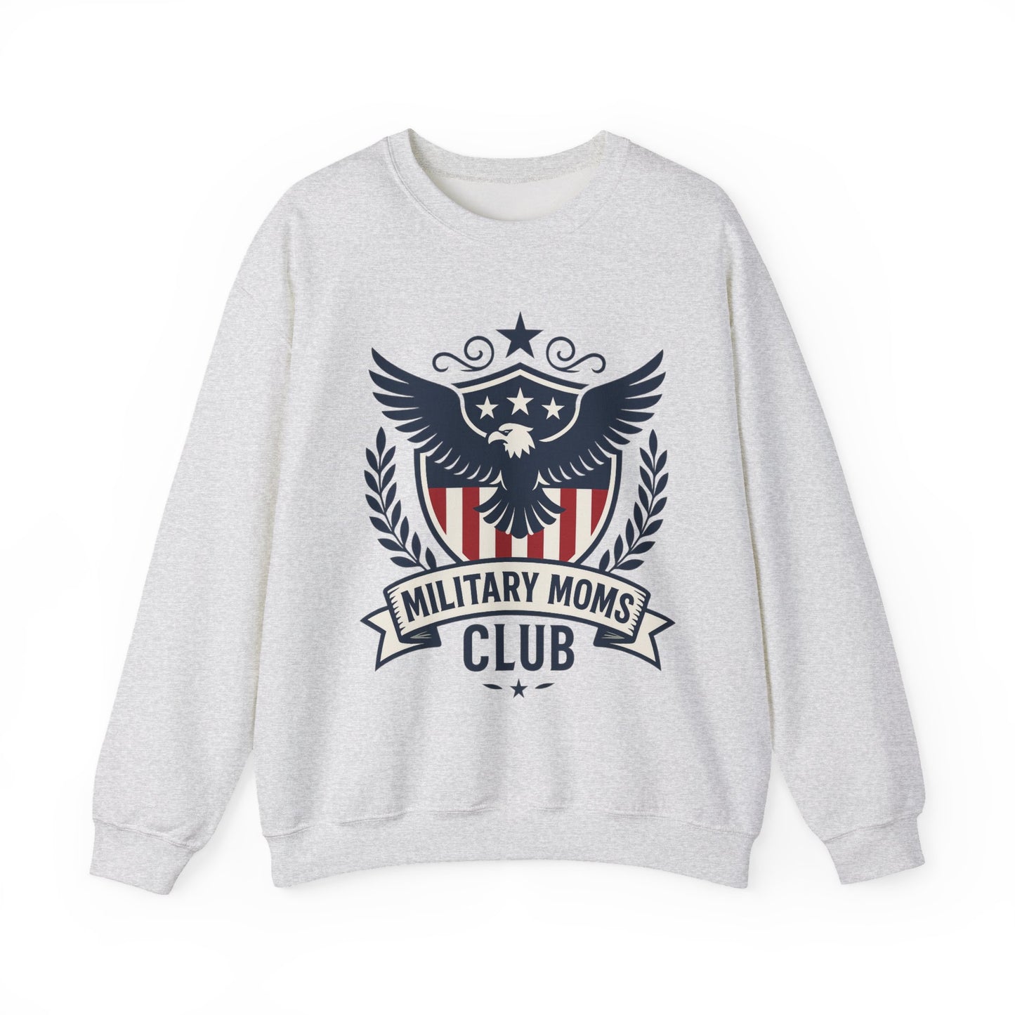 Military Moms Club Relaxed Crewneck Sweatshirt - Sweet Baby Jeez Teez