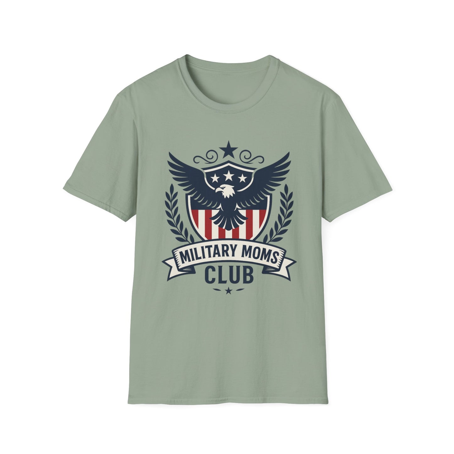 Military Moms Club Women's Relaxed Tshirt (Crest Logo) - Sweet Baby Jeez Teez