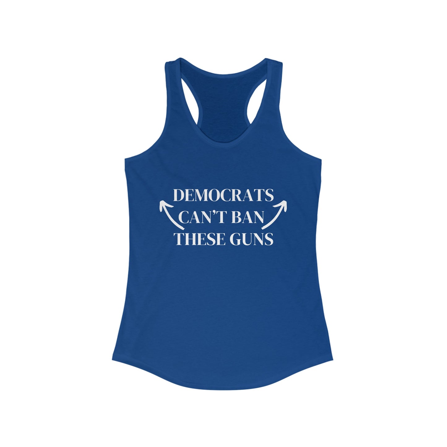 Can't Ban These Women's Racerback Tank (White Logo) - Sweet Baby Jeez Teez