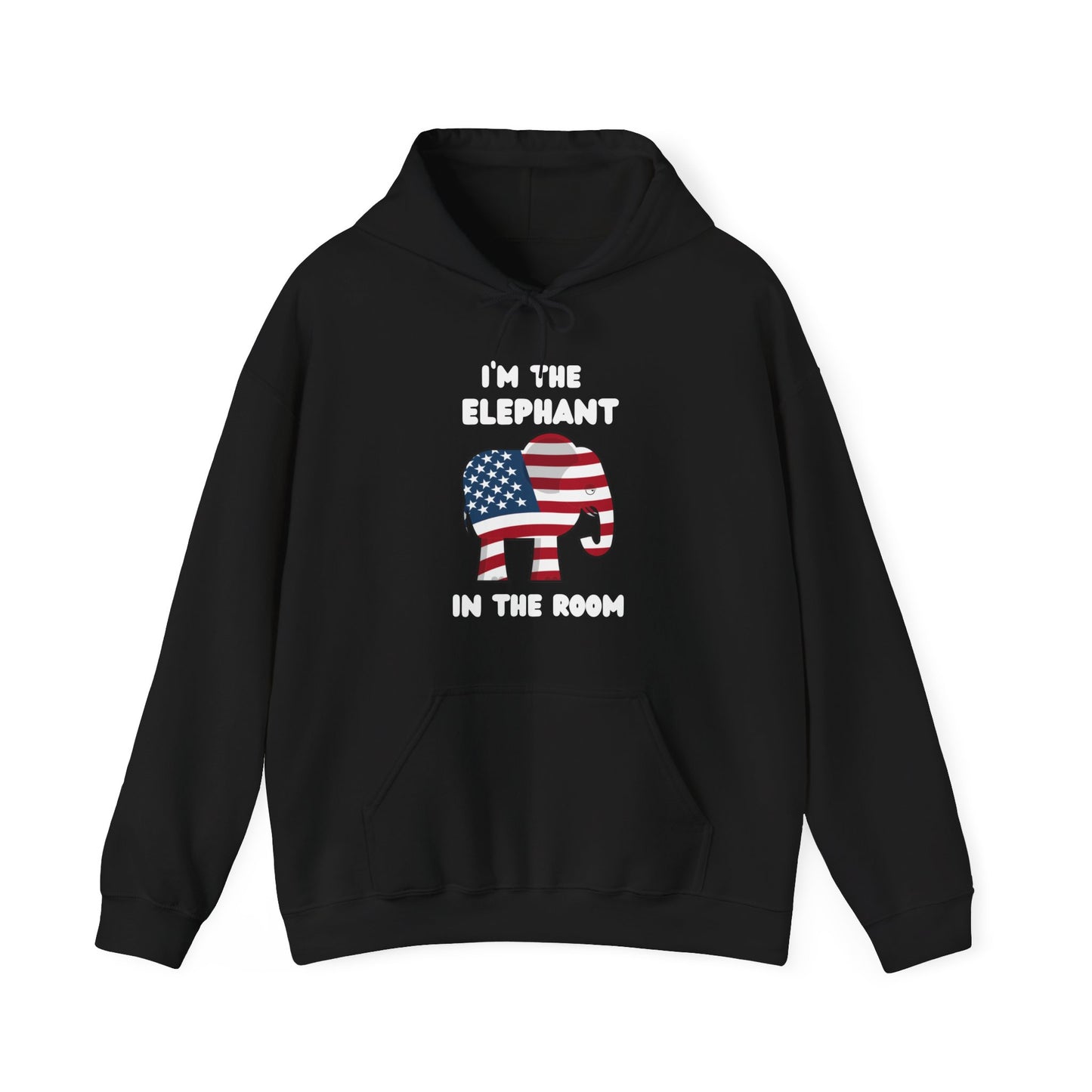 Elephant in the Room Women's Hoodie S-5XL (White Logo) - Sweet Baby Jeez Teez