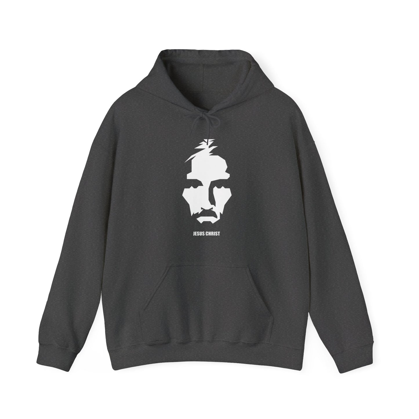 Jesus Portrait Men's Hoodie (Contemporary Logo) - Sweet Baby Jeez Teez
