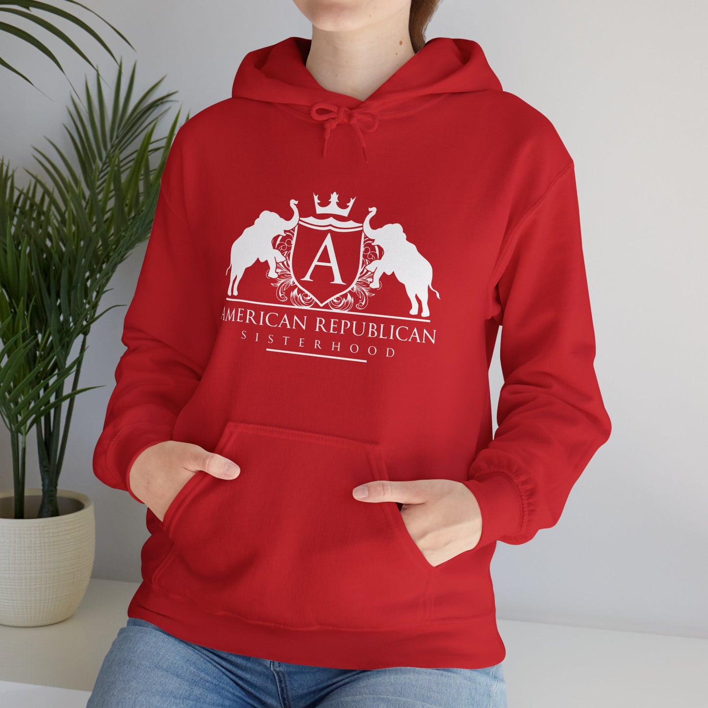 ARS White Logo Women's Hoodie