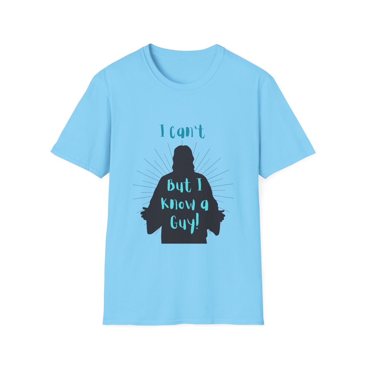 I Know a Guy Men's Tshirt (Black Logo) - Sweet Baby Jeez Teez