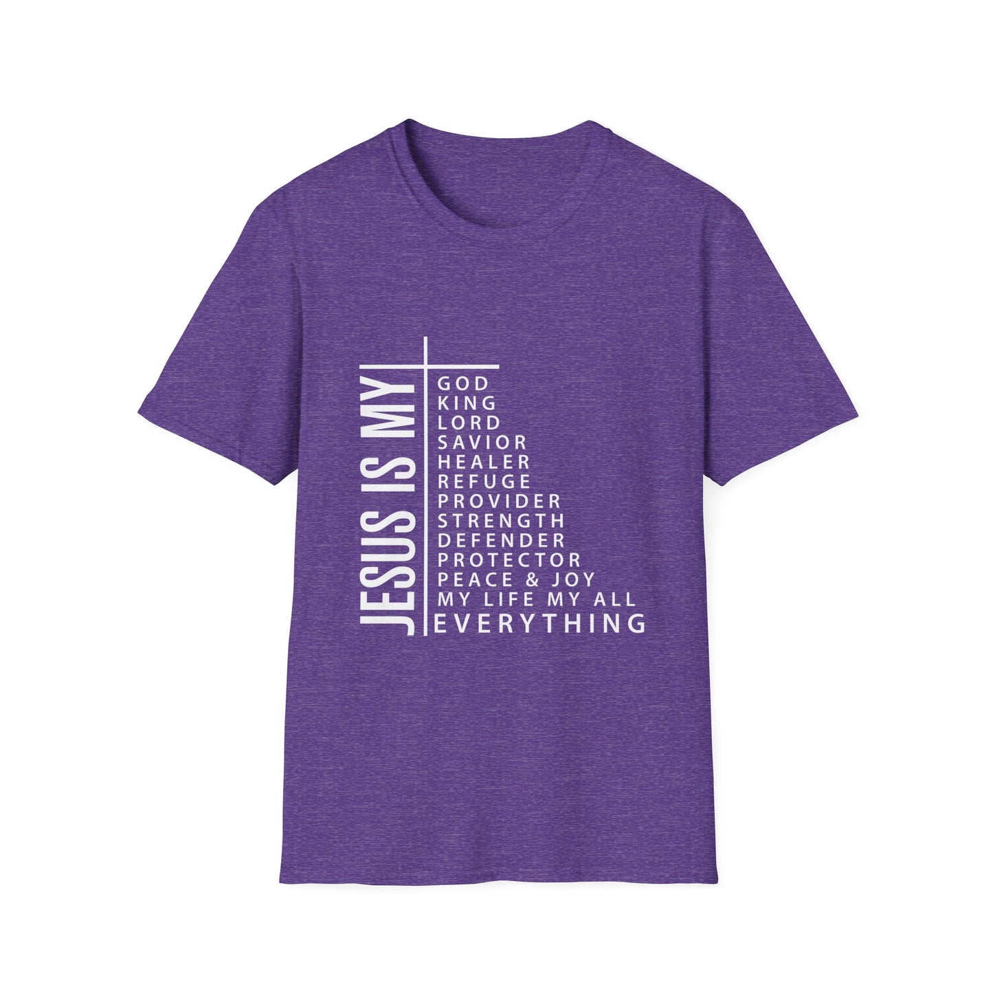 Jesus is My Women's Relaxed/Plus Tshirt (White Logo) - Sweet Baby Jeez Teez