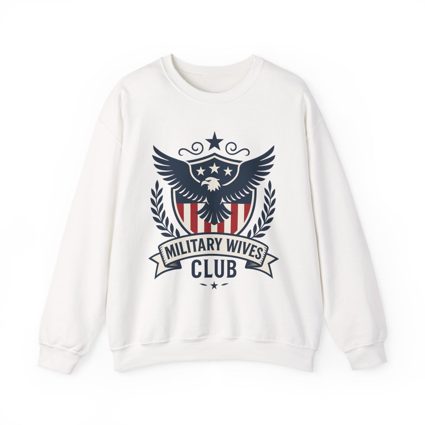 Military Moms Wives Club Relaxed Crewneck Sweatshirt