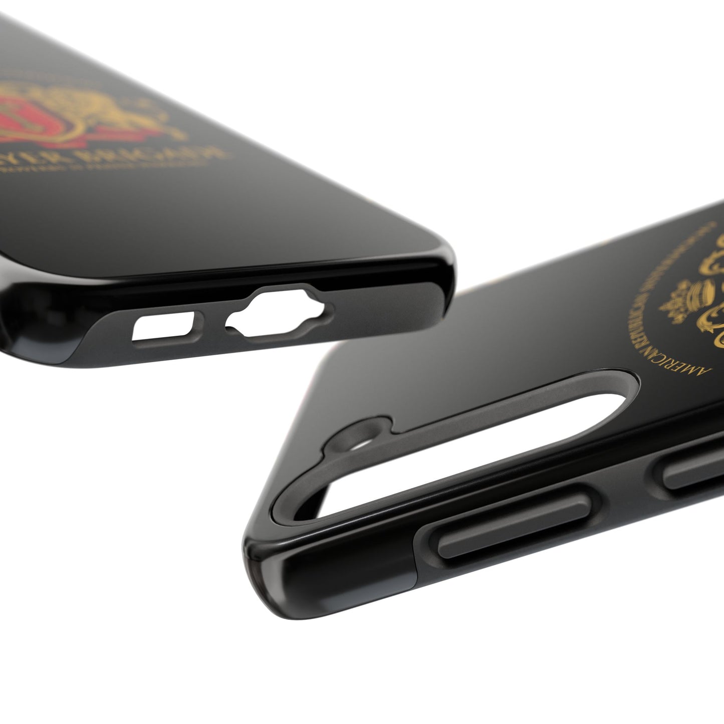 ARS Prayer Brigade Tough Phone Case (Black with Gold/Red Logo)