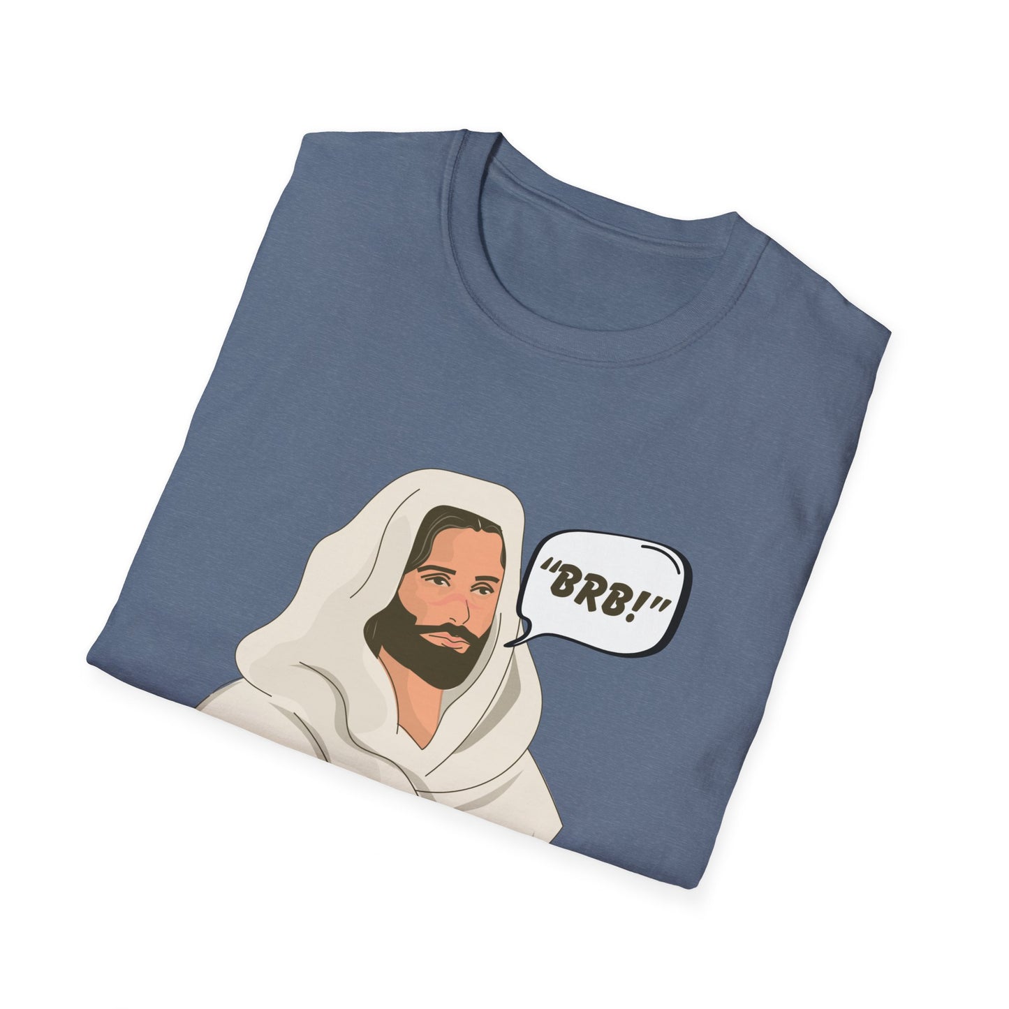"BRB" Men's Tshirt (Cartoon Logo) - Sweet Baby Jeez Teez