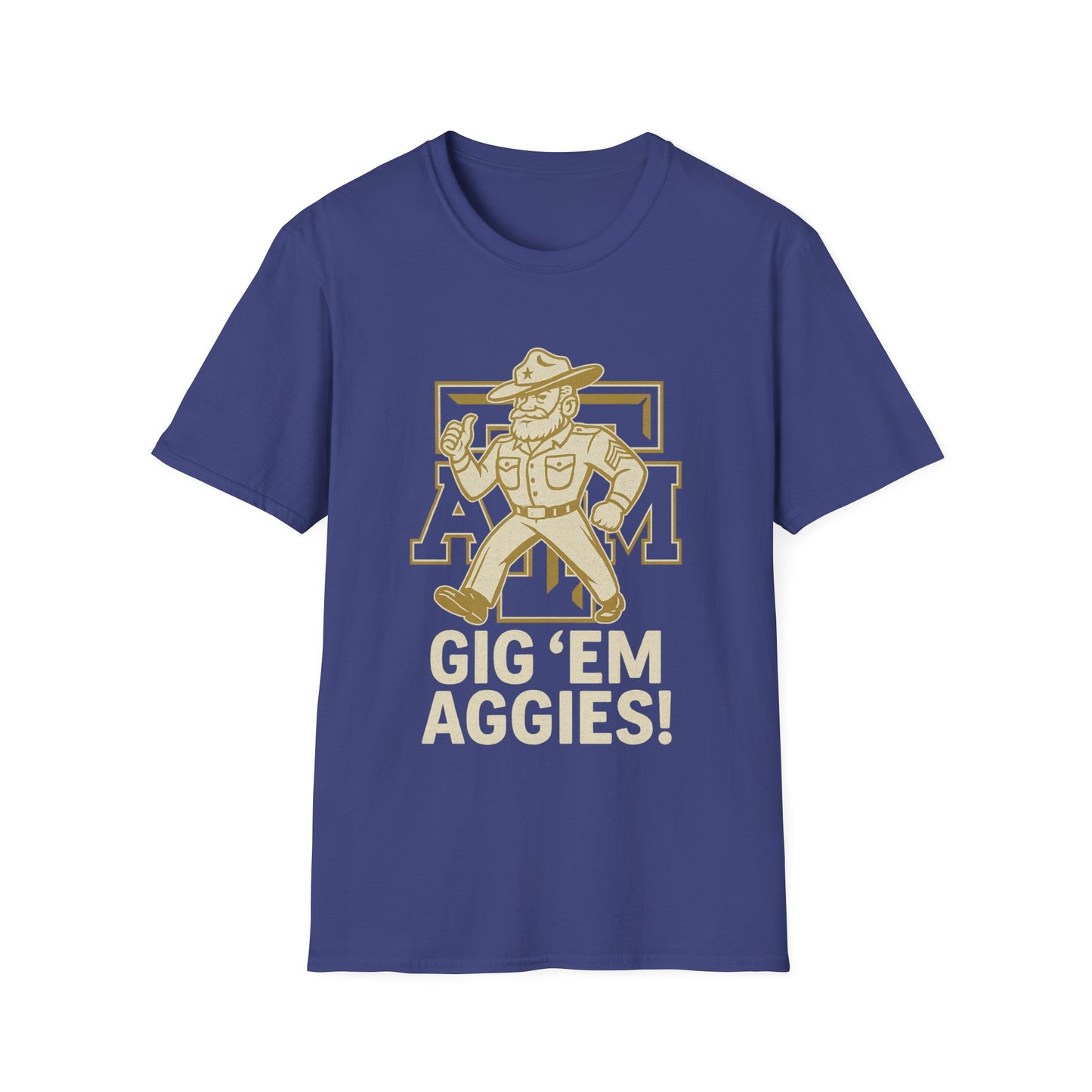 Gig 'Em Aggies Texas A&M Unisex Softstyle T-Shirt - Sweet Baby Jeez Teez
