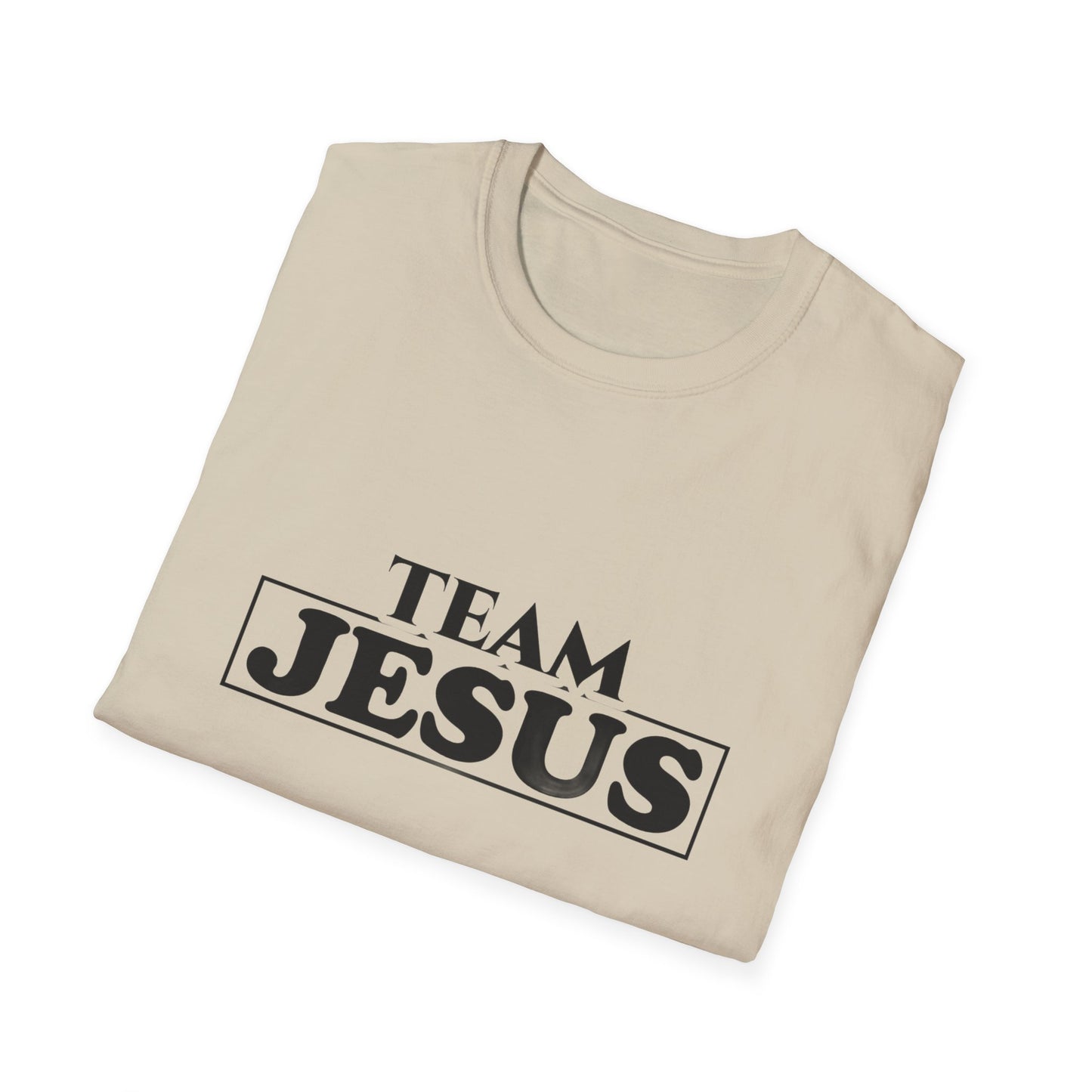 Team Jesus Men's Tshirt (Black Logo) - Sweet Baby Jeez Teez