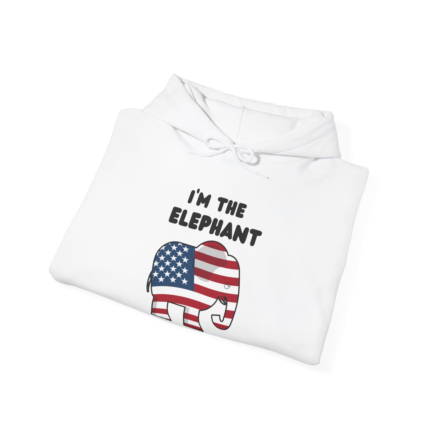 Elephant in the Room Women's Hoodie S-5XL (Black Logo) - Sweet Baby Jeez Teez