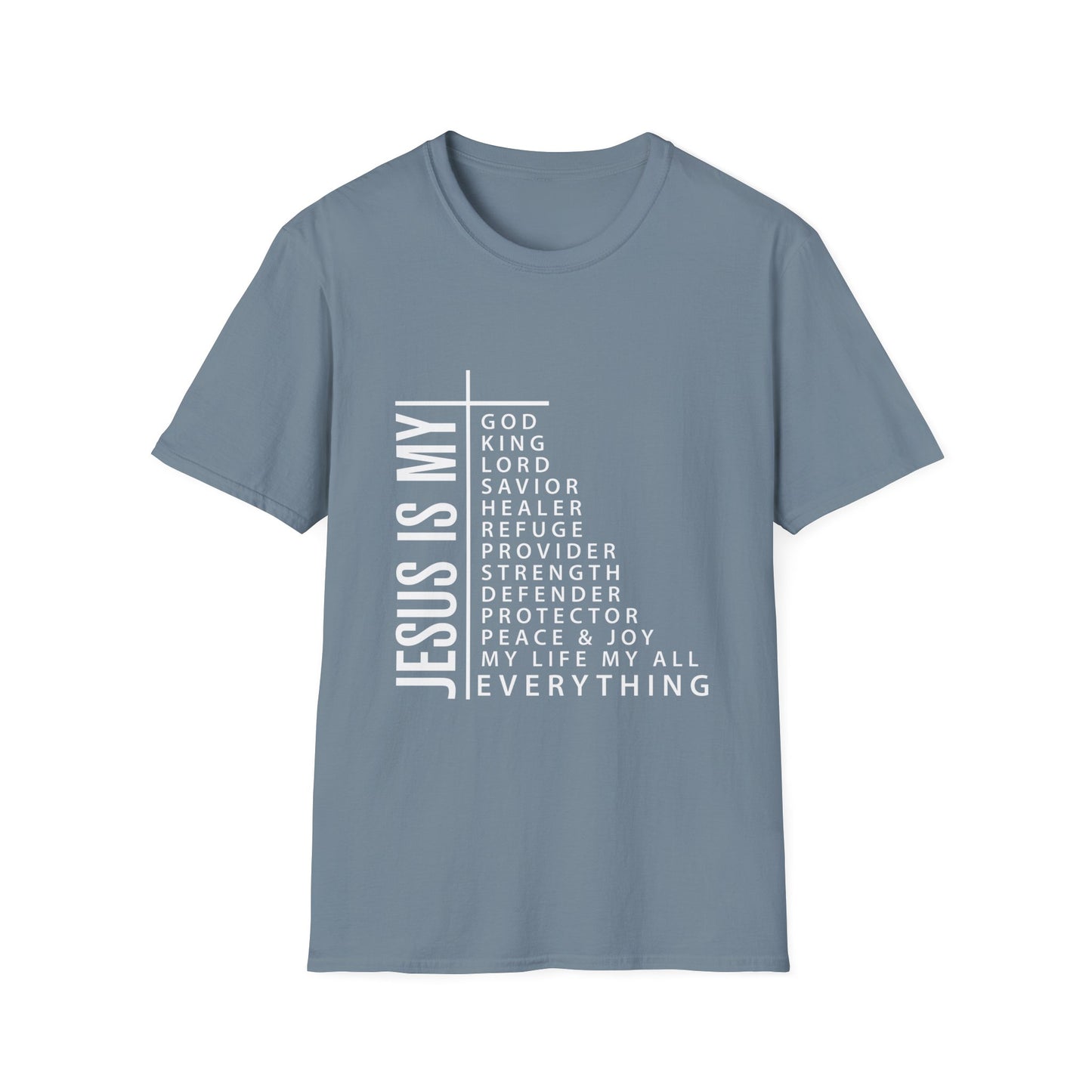 Jesus is My Women's Relaxed/Plus Tshirt (White Logo) - Sweet Baby Jeez Teez