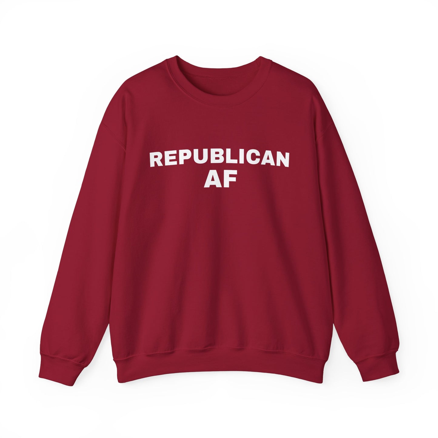 Republican AF Women's Sweatshirt (White Logo) - Sweet Baby Jeez Teez
