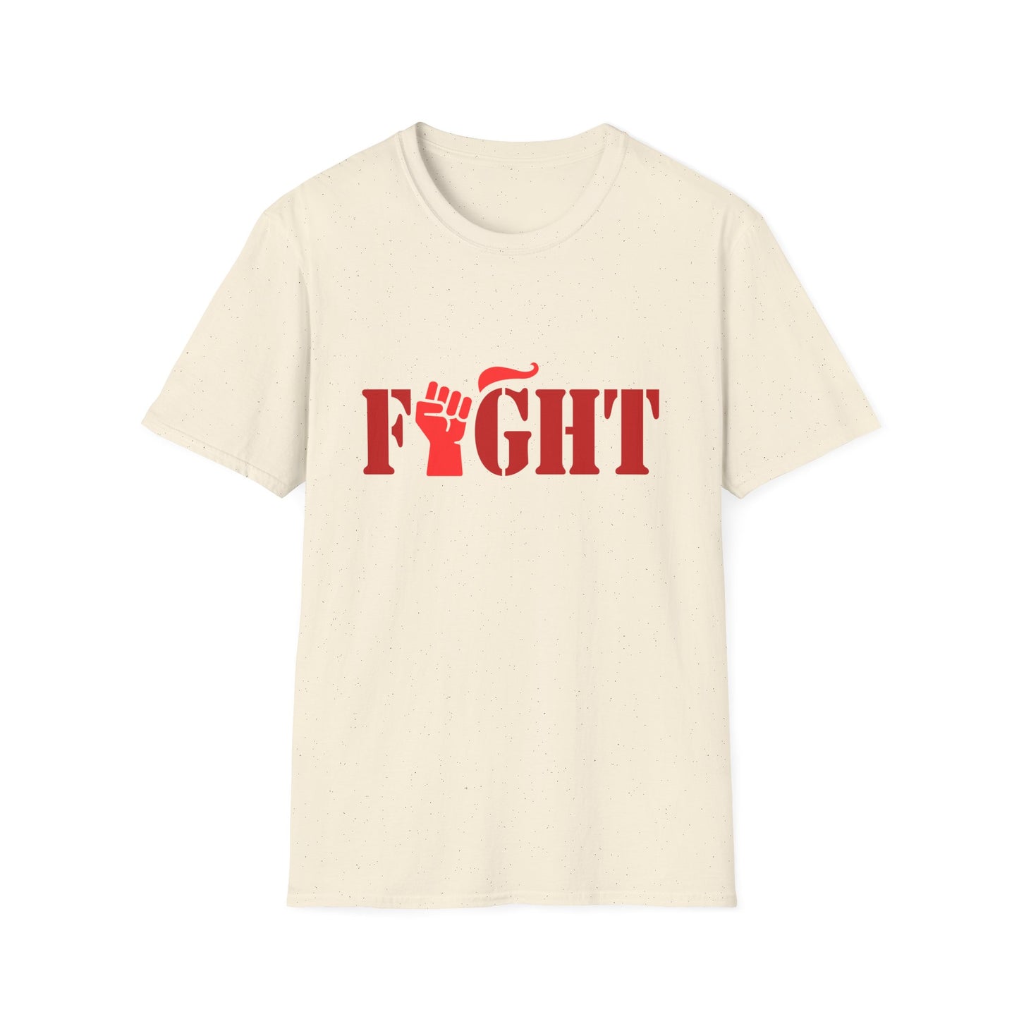 Fight Women's Relaxed/Plus Tshirt (Red Fist Logo) - Sweet Baby Jeez Teez