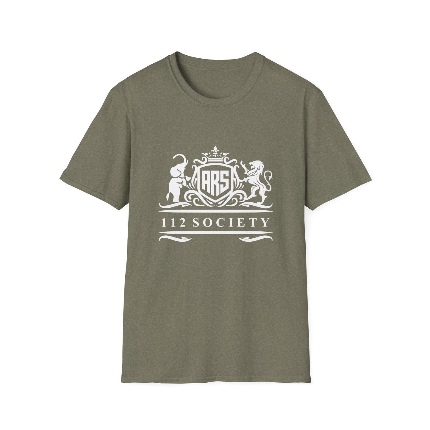 ARS 112 Society Men's Tshirt (White Logo) - Sweet Baby Jeez Teez