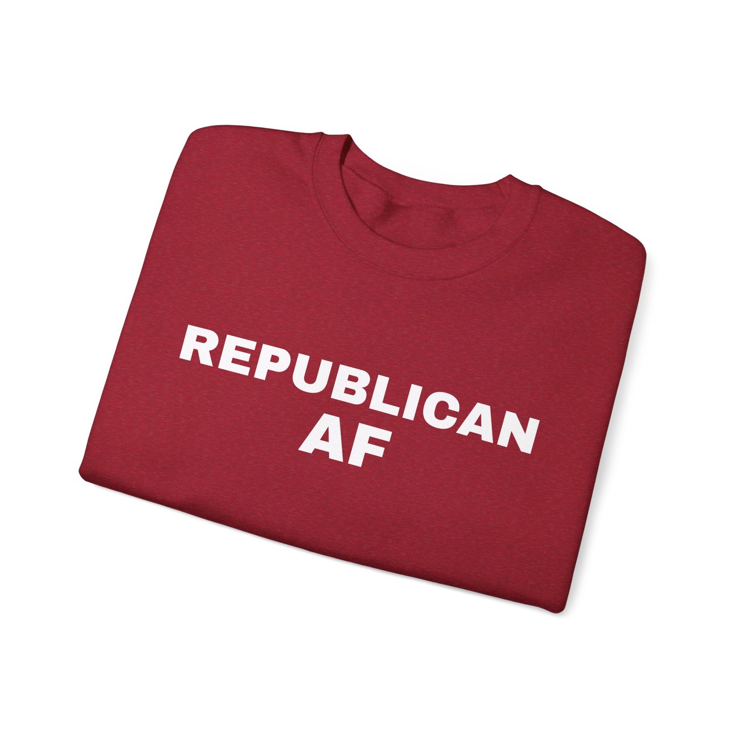Republican AF Women's Sweatshirt (White Logo) - Sweet Baby Jeez Teez