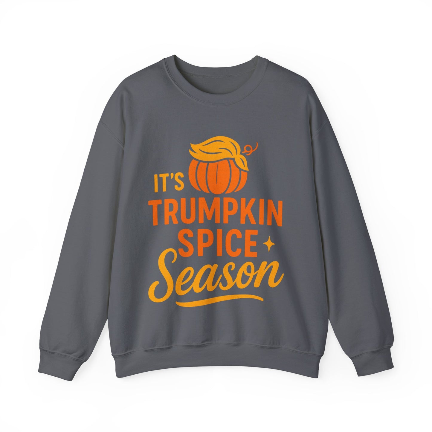 TRUMP-kin Spice Unisex Cozy Sweatshirt (Pumpkin Logo)