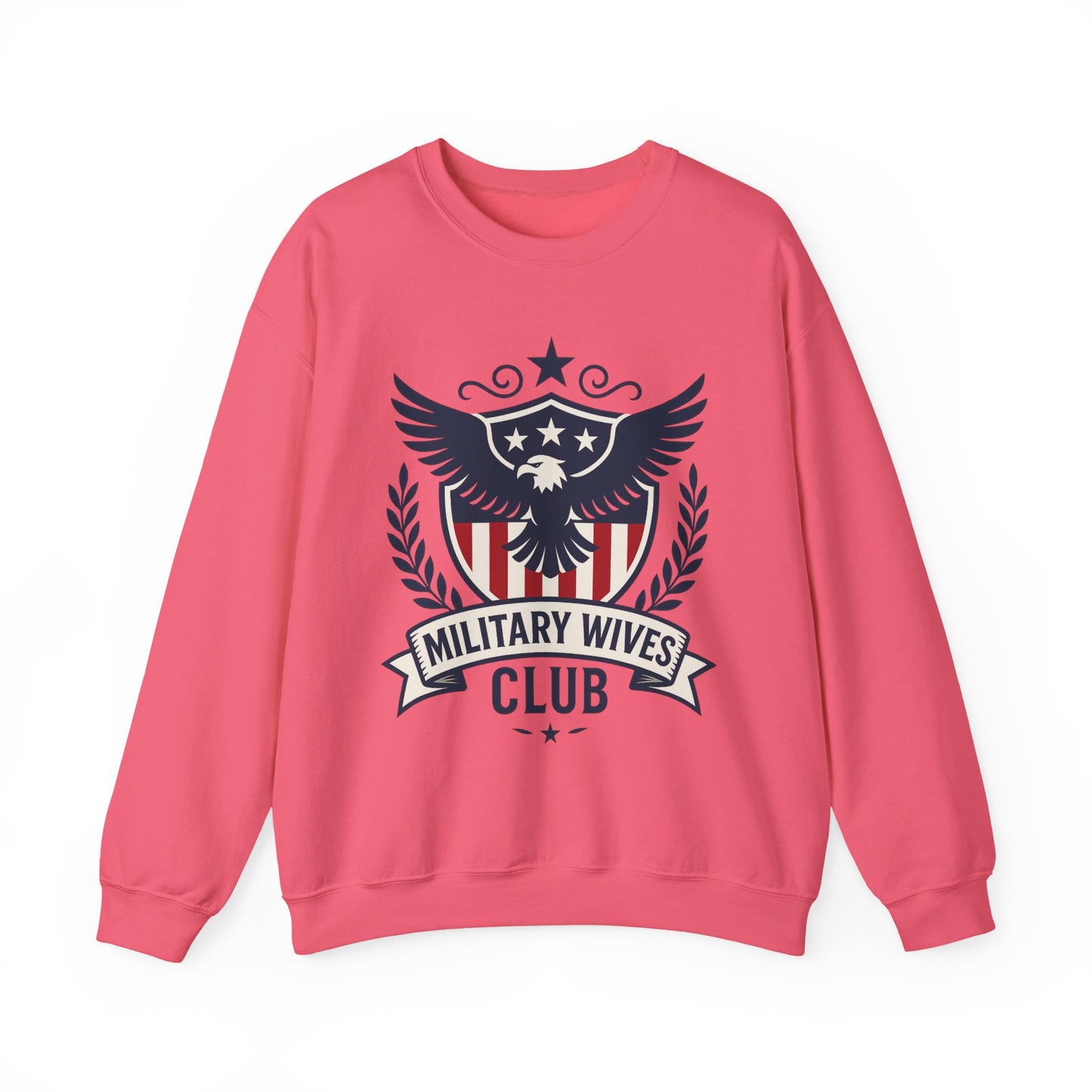 Military Moms Wives Club Relaxed Crewneck Sweatshirt