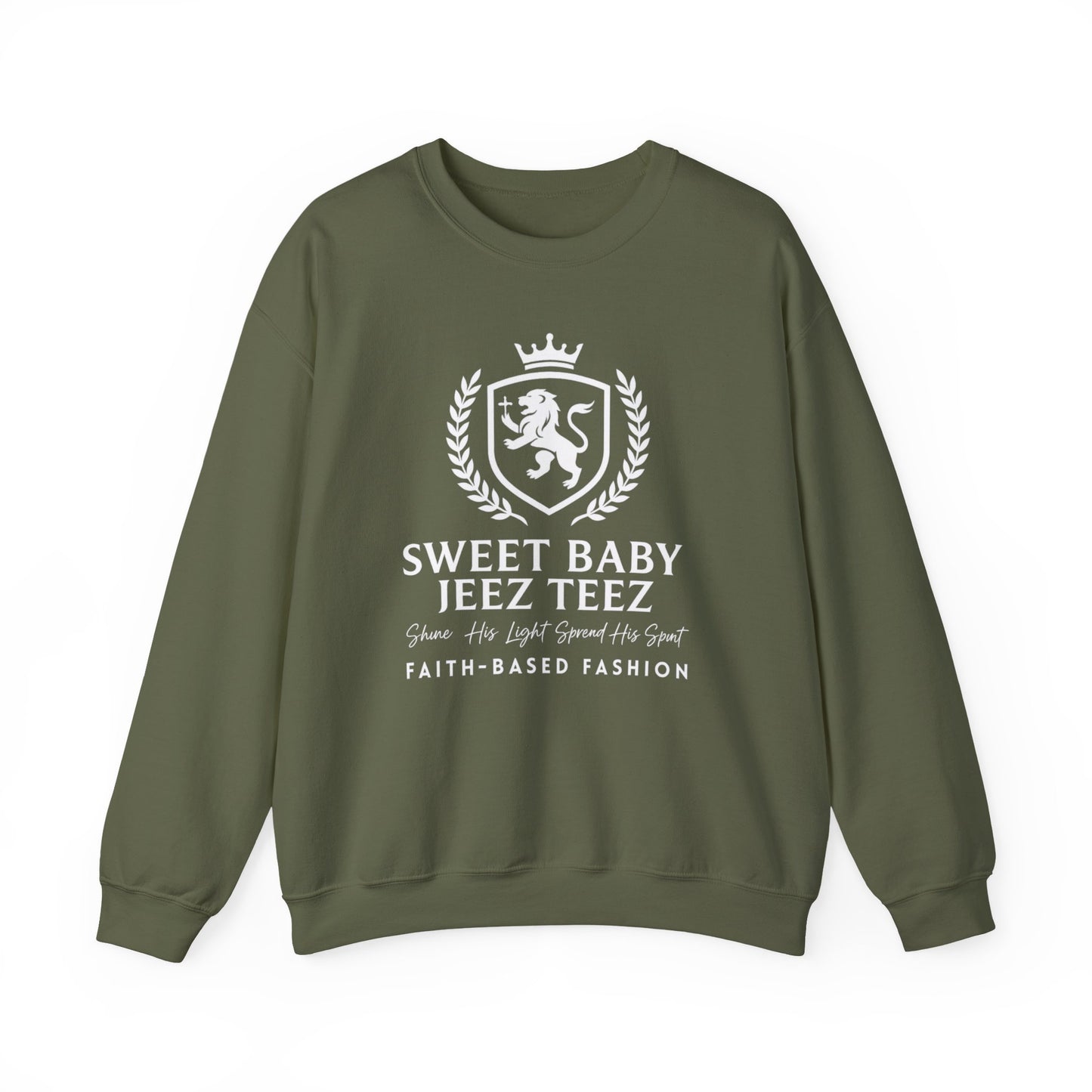 Sweet Baby Jeez Teez Faith-Based Fashion Sweatshirt