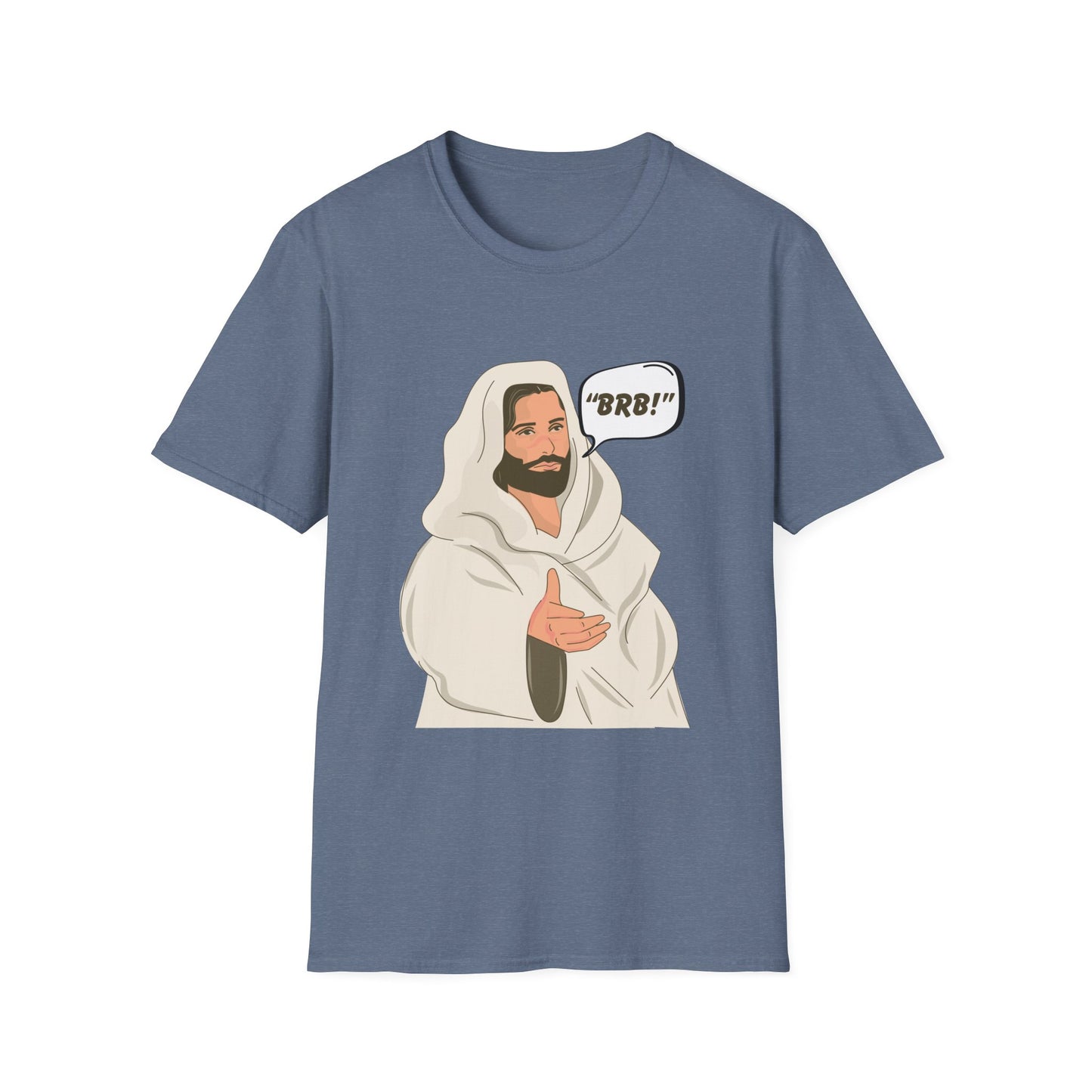 "BRB" Men's Tshirt (Cartoon Logo) - Sweet Baby Jeez Teez