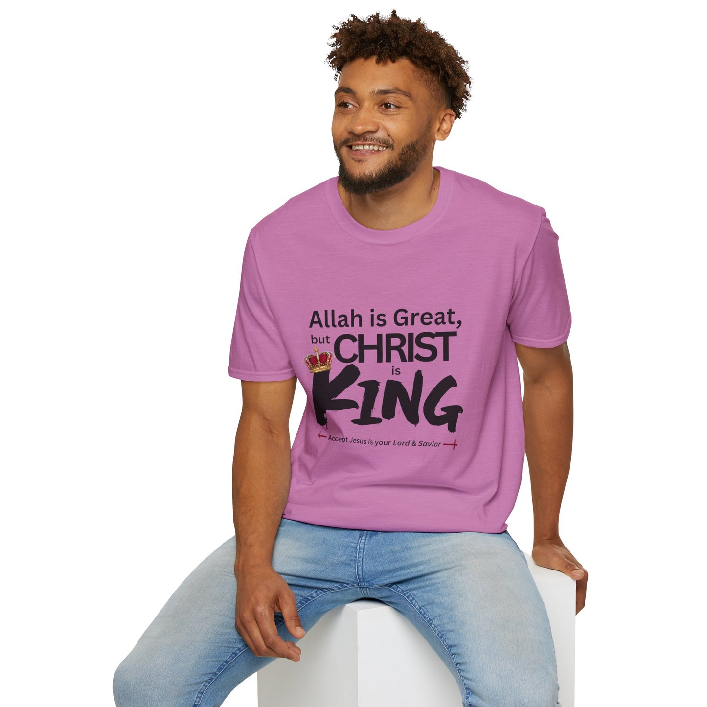 Christ is King Unisex T-shirt (Great Logo) - Sweet Baby Jeez Teez