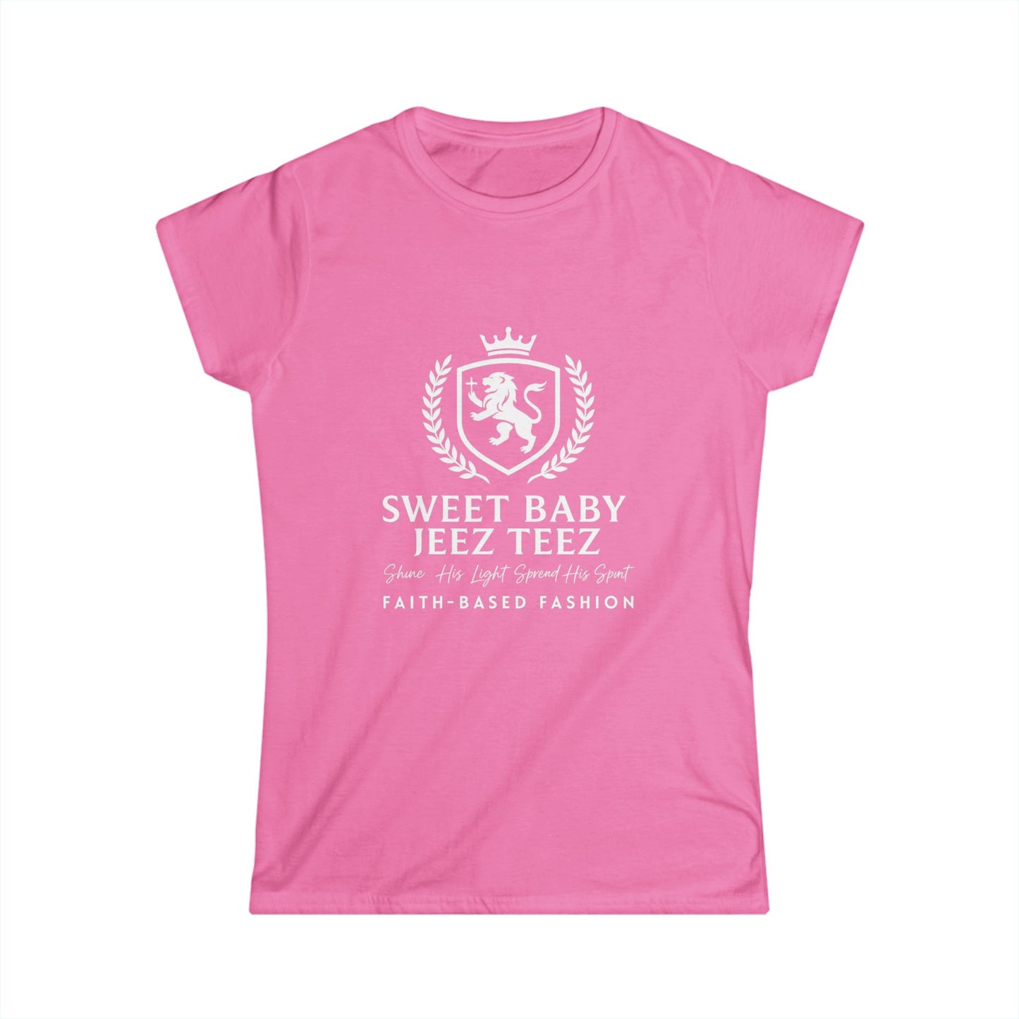 Sweet Baby Jeez Teez Faith-Based Fashion Semi-Fitted Women's Tshirt