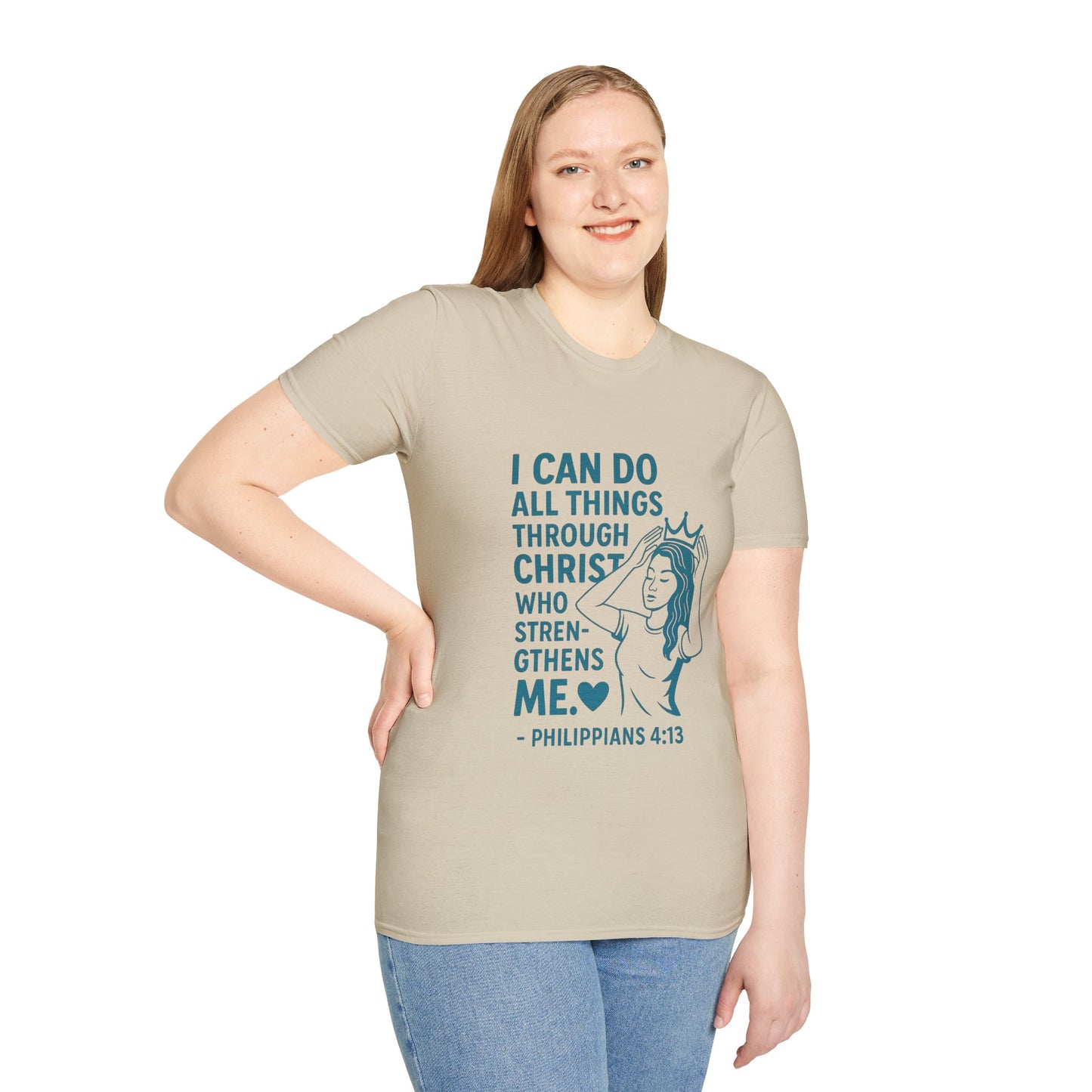 "I Can Do" Bible Verse Women's Relaxed T-Shirt