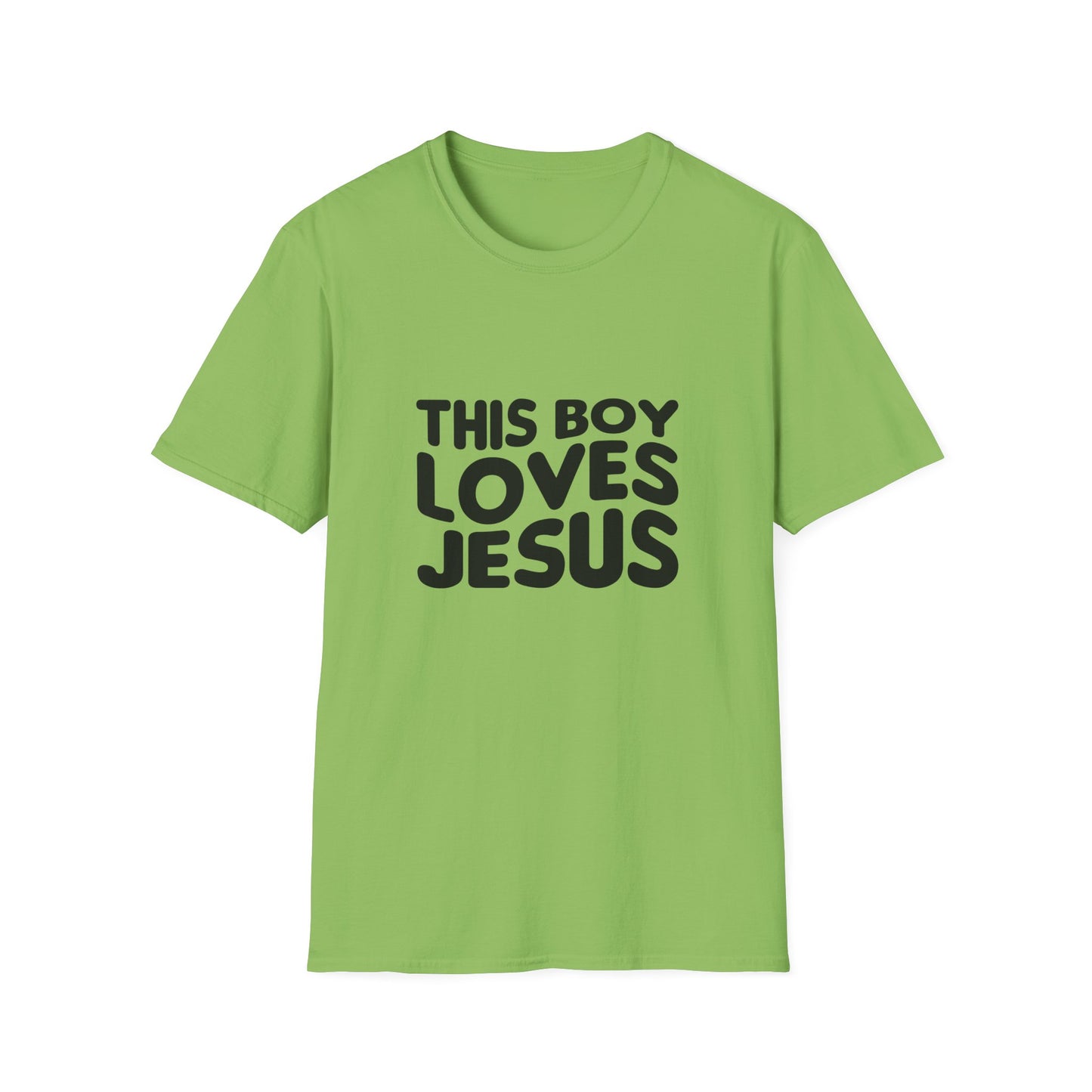 This Boy Loves Jesus Men's Tshirt - Sweet Baby Jeez Teez