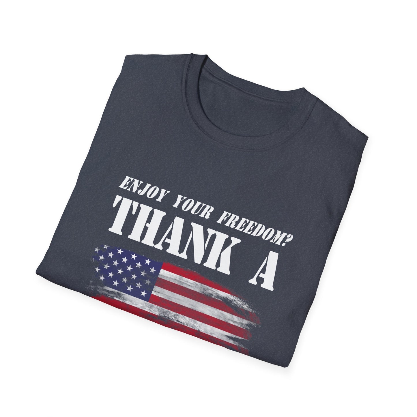 Enjoy Your Freedom Women's Relaxed/Plus Tshirt (MM Flag Logo) - Sweet Baby Jeez Teez