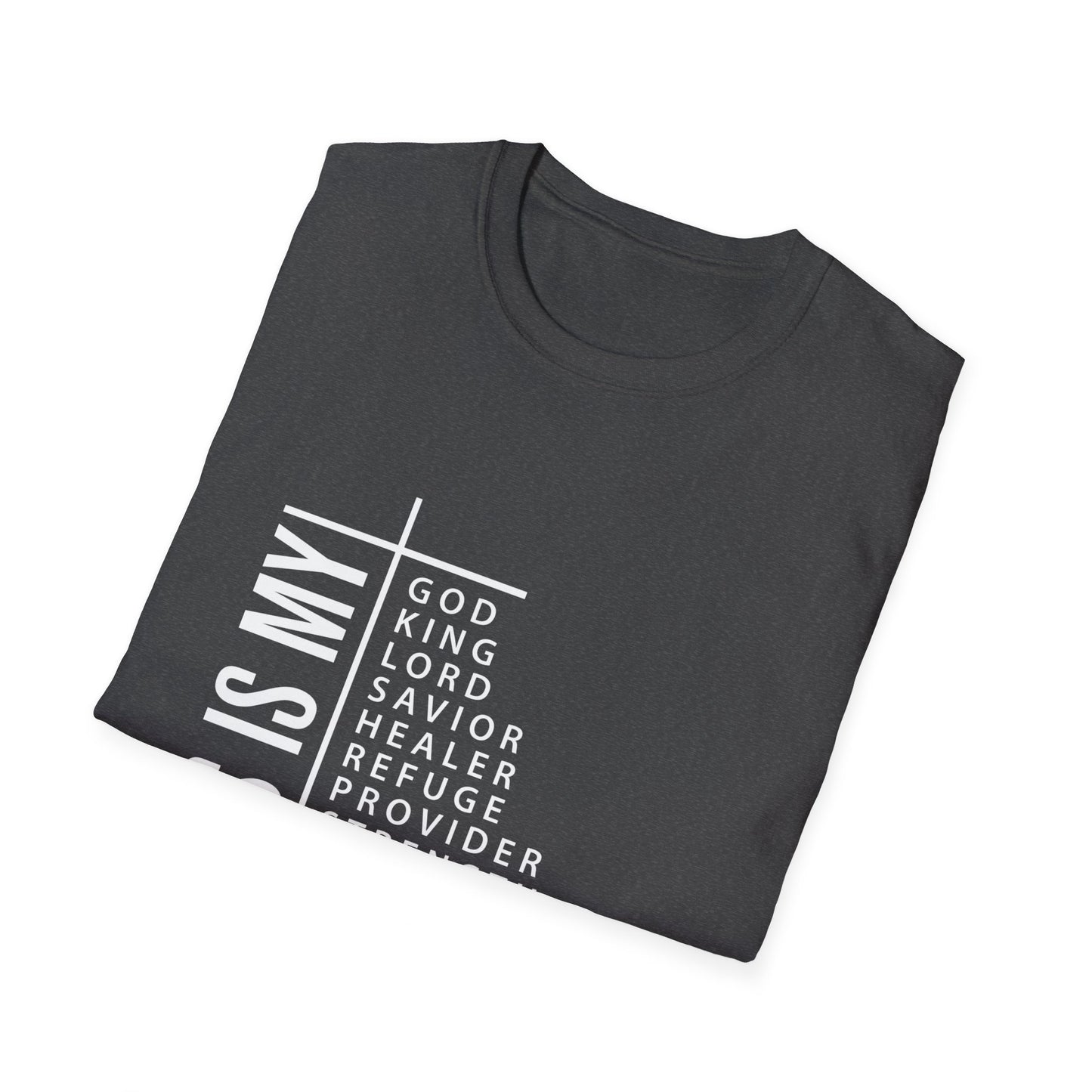 Jesus is My Women's Relaxed/Plus Tshirt (White Logo) - Sweet Baby Jeez Teez