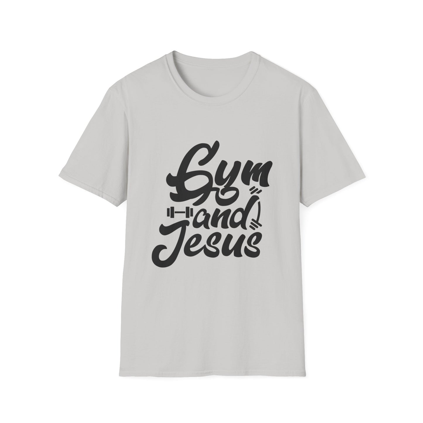 Gym and Jesus Women's Relaxed/Plus Tshirt (Black Logo) - Sweet Baby Jeez Teez