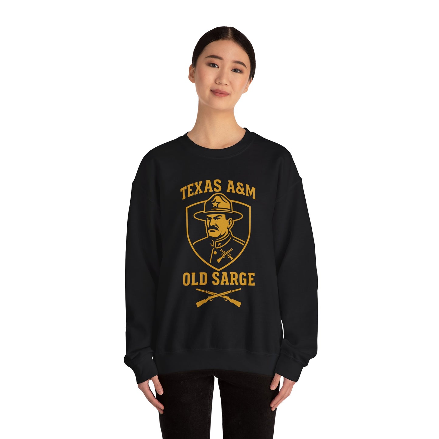 Vintage Texas A&M Old Sarge Cozy Unisex Crewneck Sweatshirt