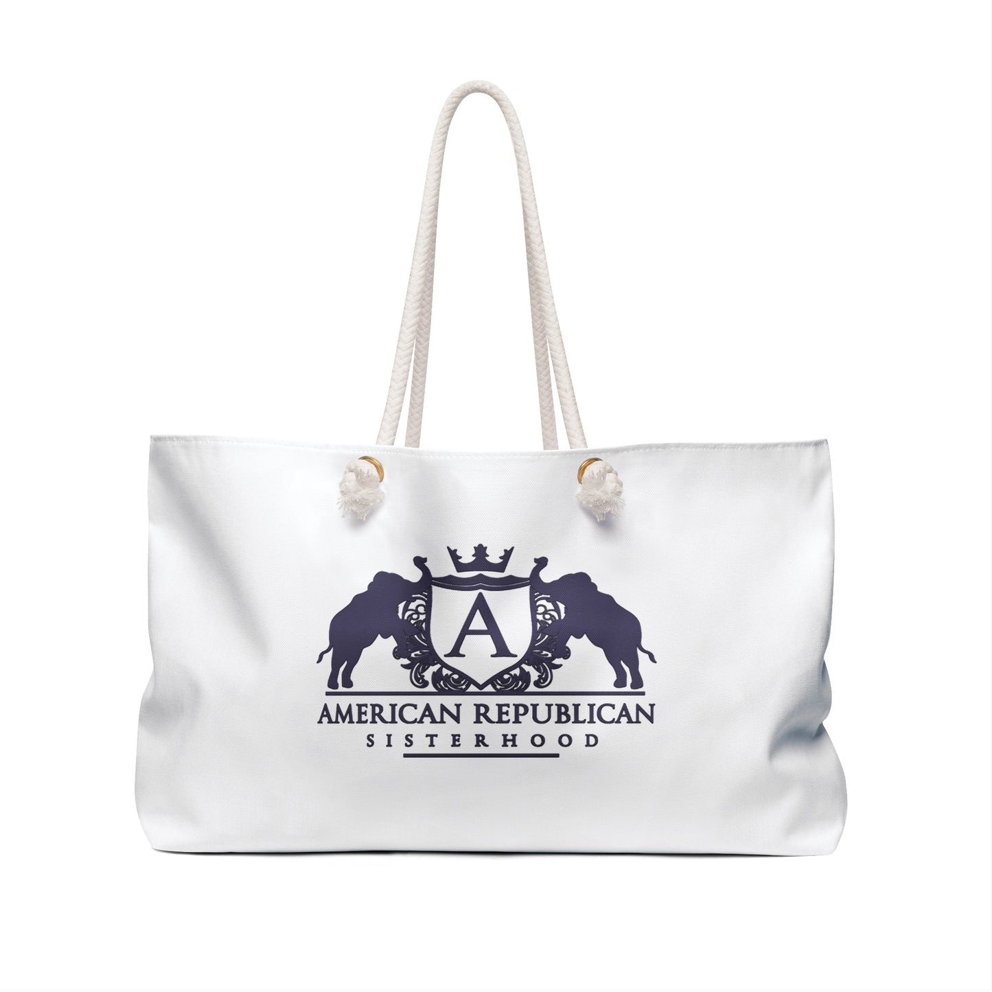 ARS Black Plum Logo Weekender Bag