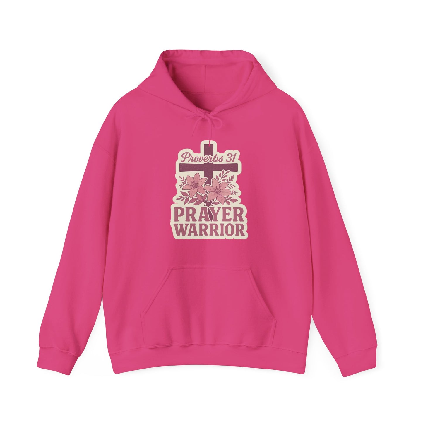 "Proverbs 31 Prayer Warrior" Christian Women's Inspirational Hoodie Sweatshirt