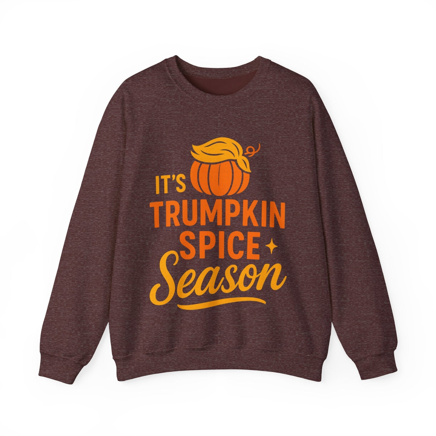 TRUMP-kin Spice Unisex Cozy Sweatshirt (Pumpkin Logo)