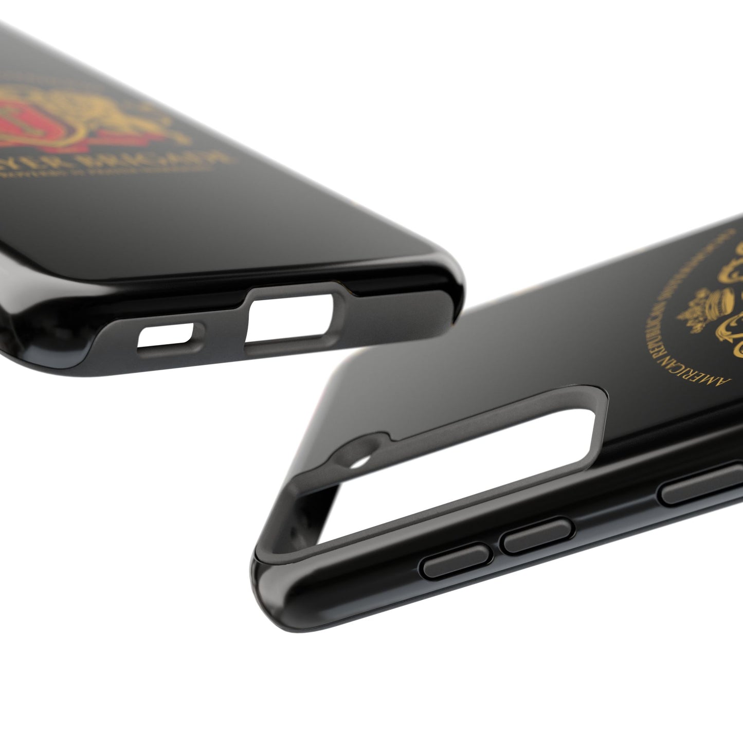 ARS Prayer Brigade Tough Phone Case (Black with Gold/Red Logo)