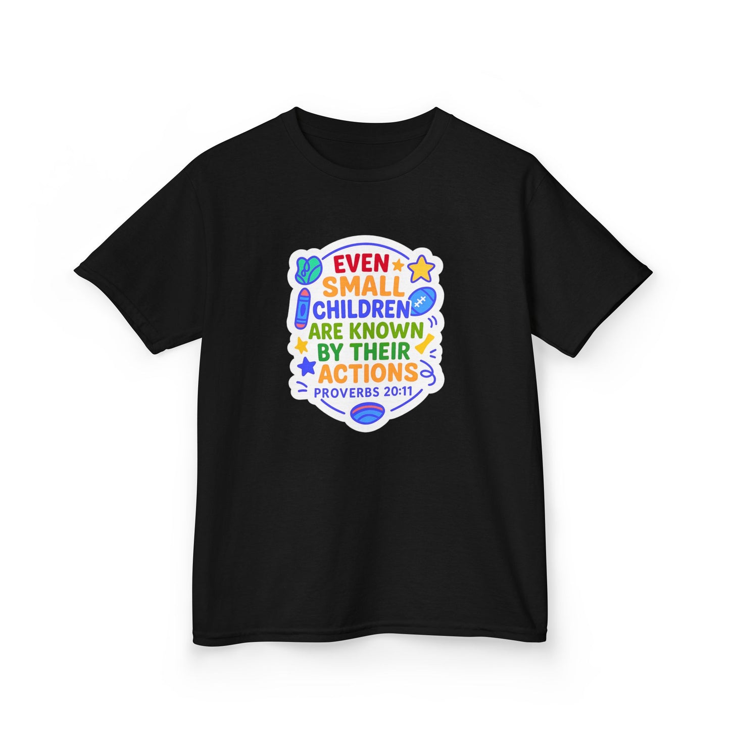 "Even Small Children" Christian Kid's Bible Verse Tshirt