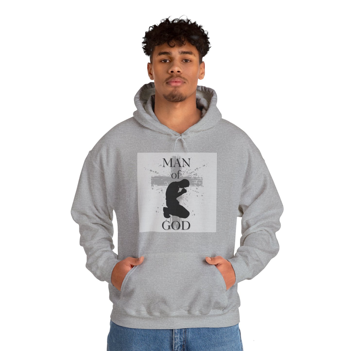 Man of God Men's Hoodie - Sweet Baby Jeez Teez