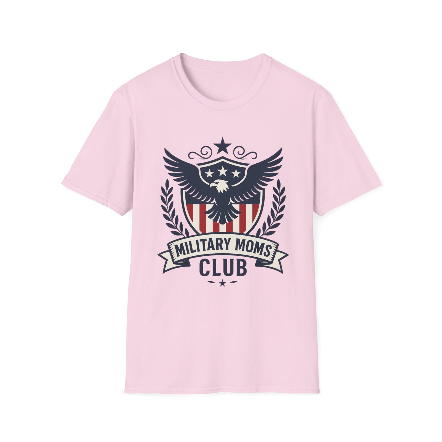 Military Moms Club Women's Relaxed Tshirt (Crest Logo) - Sweet Baby Jeez Teez