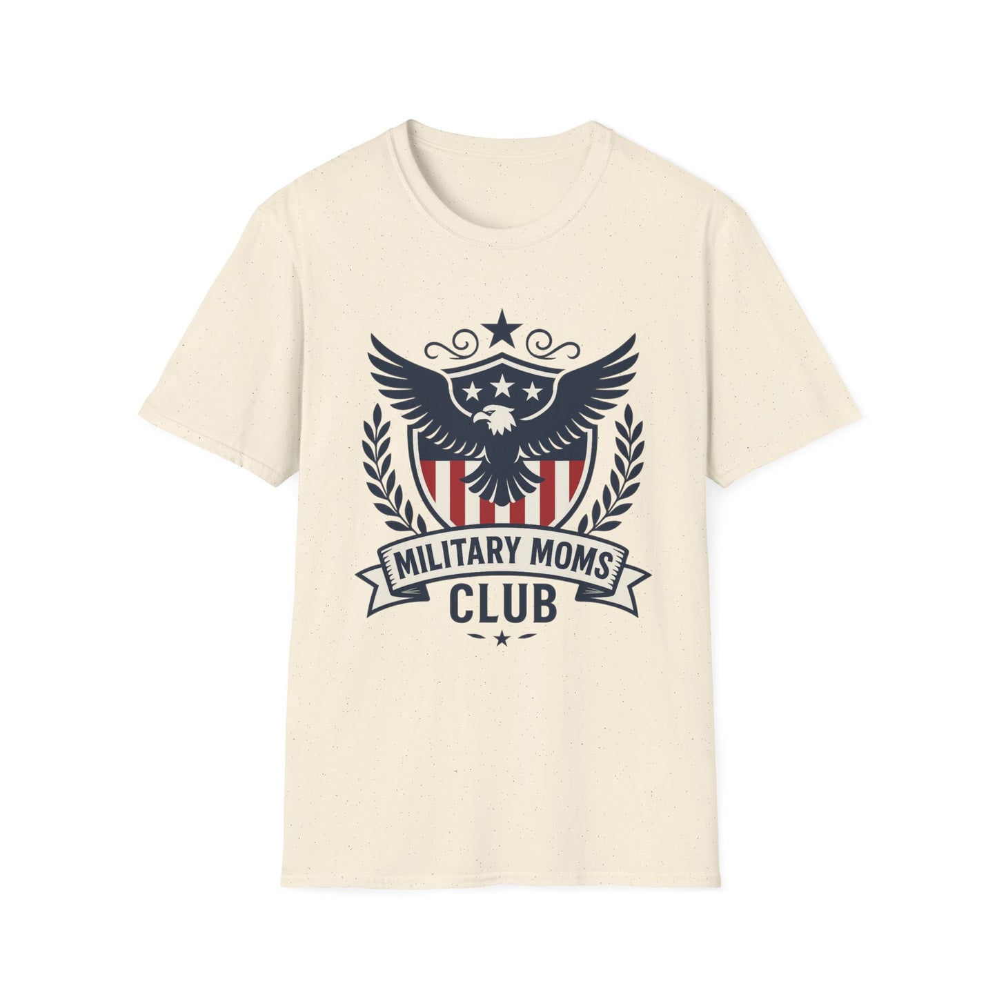 Military Moms Club Women's Relaxed Tshirt (Crest Logo) - Sweet Baby Jeez Teez
