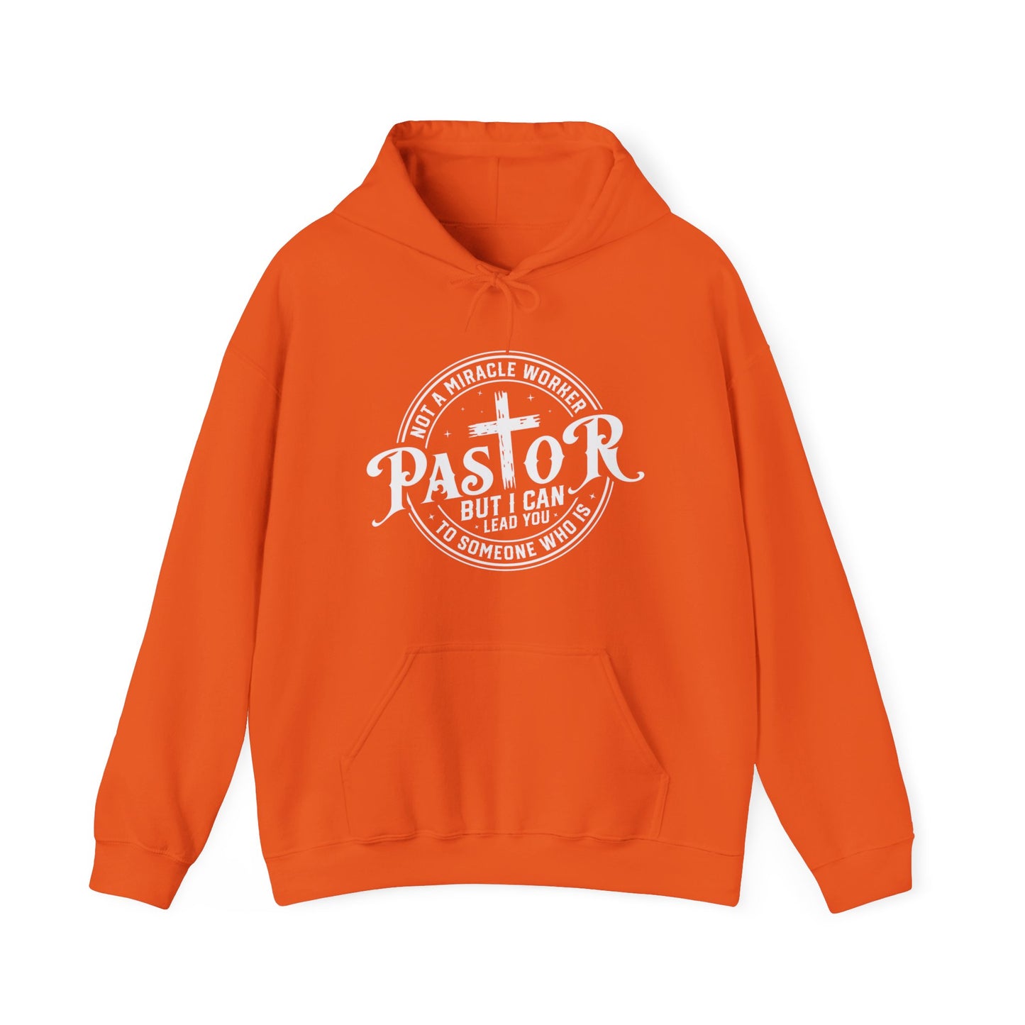 Pastor Women's Relaxed Hooded Sweatshirt (White Logo) - Sweet Baby Jeez Teez
