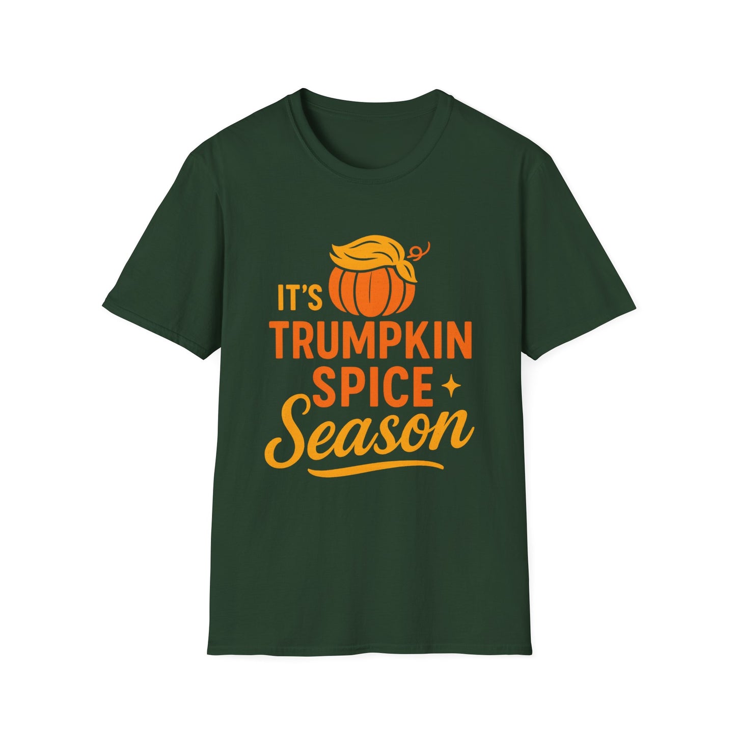 TRUMP-kin Spice Season Unisex Softstyle Tshirt - Sweet Baby Jeez Teez