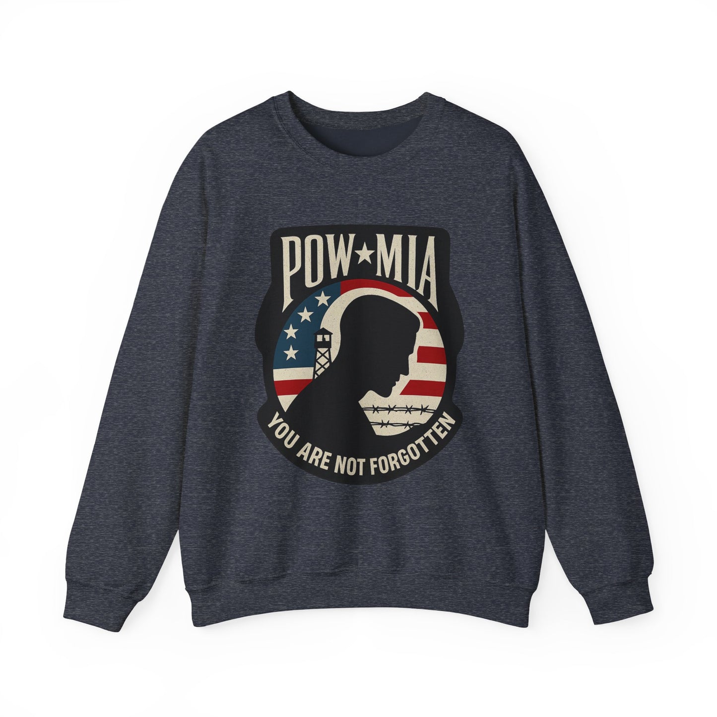"POW-MIA You are not Forgotten" Military Tribute Unisex Sweatshirt