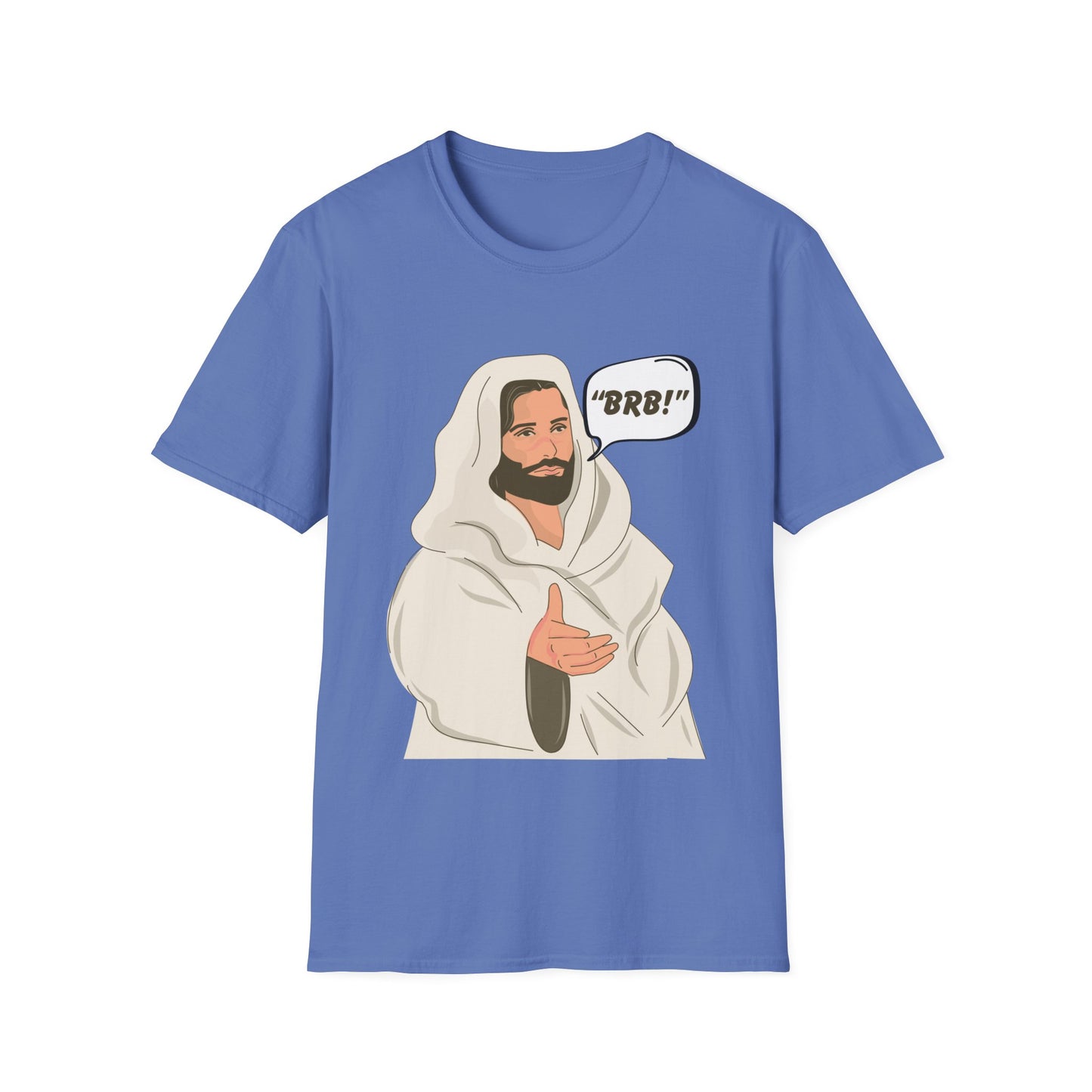 "BRB" Be Right Back Women's Relaxed/Plus Tshirt (Cartoon Logo) - Sweet Baby Jeez Teez