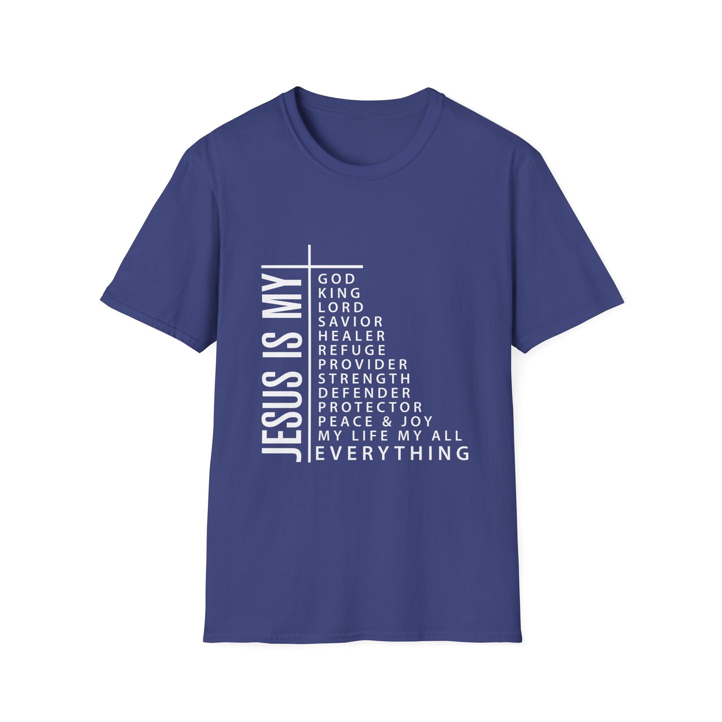 Jesus is My Women's Relaxed/Plus Tshirt (White Logo) - Sweet Baby Jeez Teez