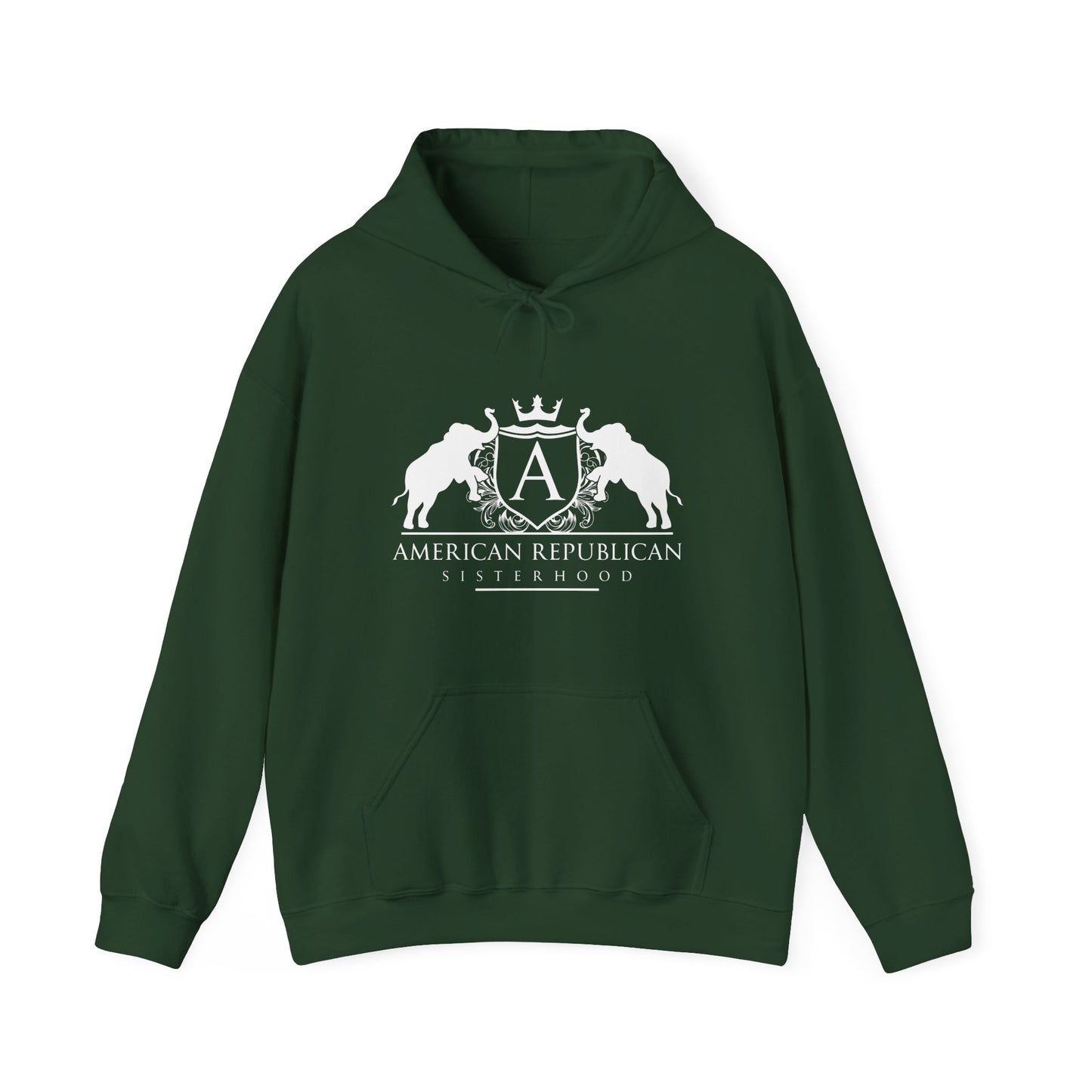 ARS White Logo Women's Hoodie