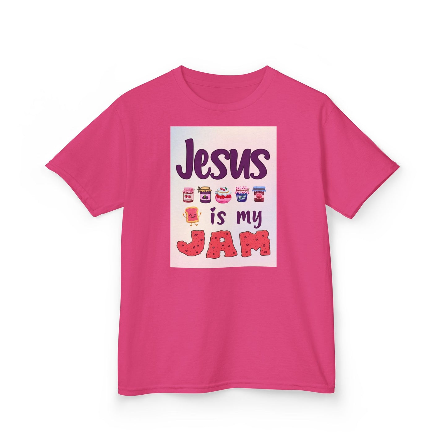 "Jesus is my Jam" Kid's Tshirt (Rainbow Logo) - Sweet Baby Jeez Teez