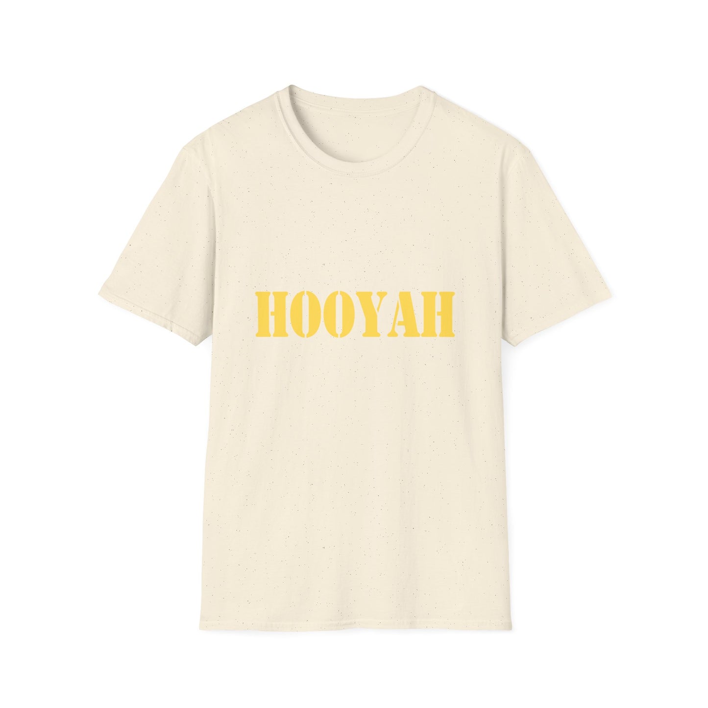 HOOYAH (Navy) Unisex Tshirt (MM Gold Logo) - Sweet Baby Jeez Teez